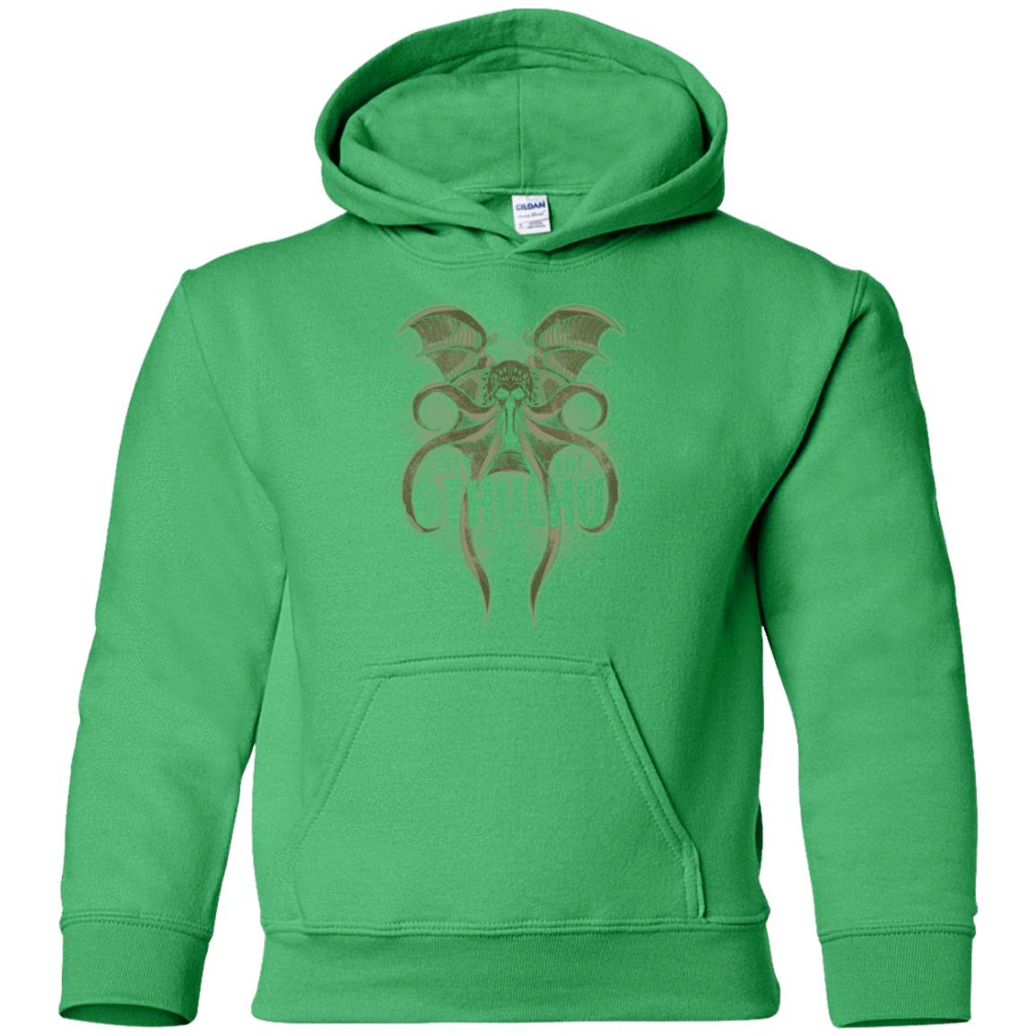 Sweatshirts Irish Green / YS Obey the Cthulhu Youth Hoodie