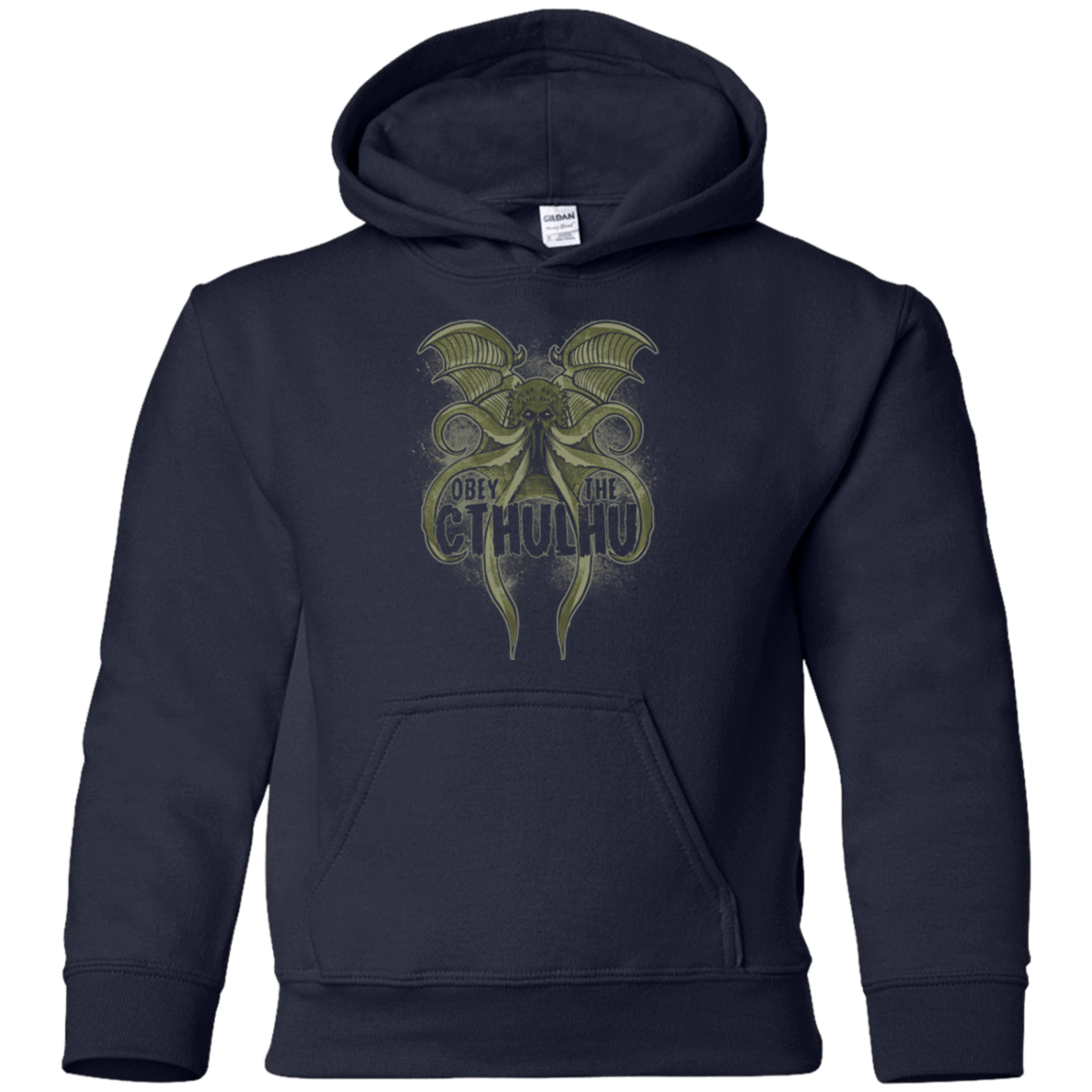 Sweatshirts Navy / YS Obey the Cthulhu Youth Hoodie