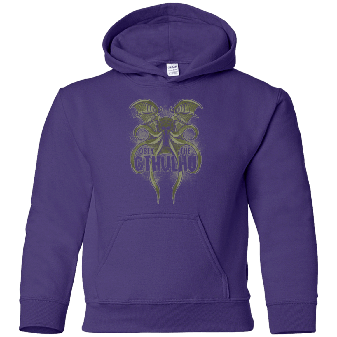 Sweatshirts Purple / YS Obey the Cthulhu Youth Hoodie