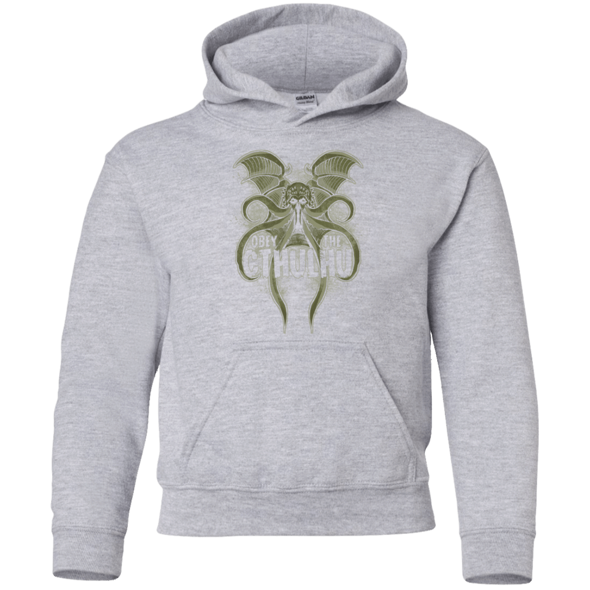 Sweatshirts Sport Grey / YS Obey the Cthulhu Youth Hoodie