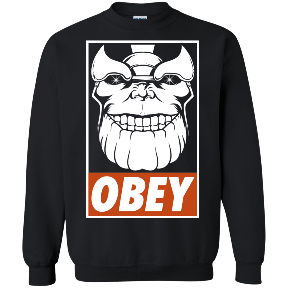 Sweatshirts Black / S Obey the Titan Crewneck Sweatshirt