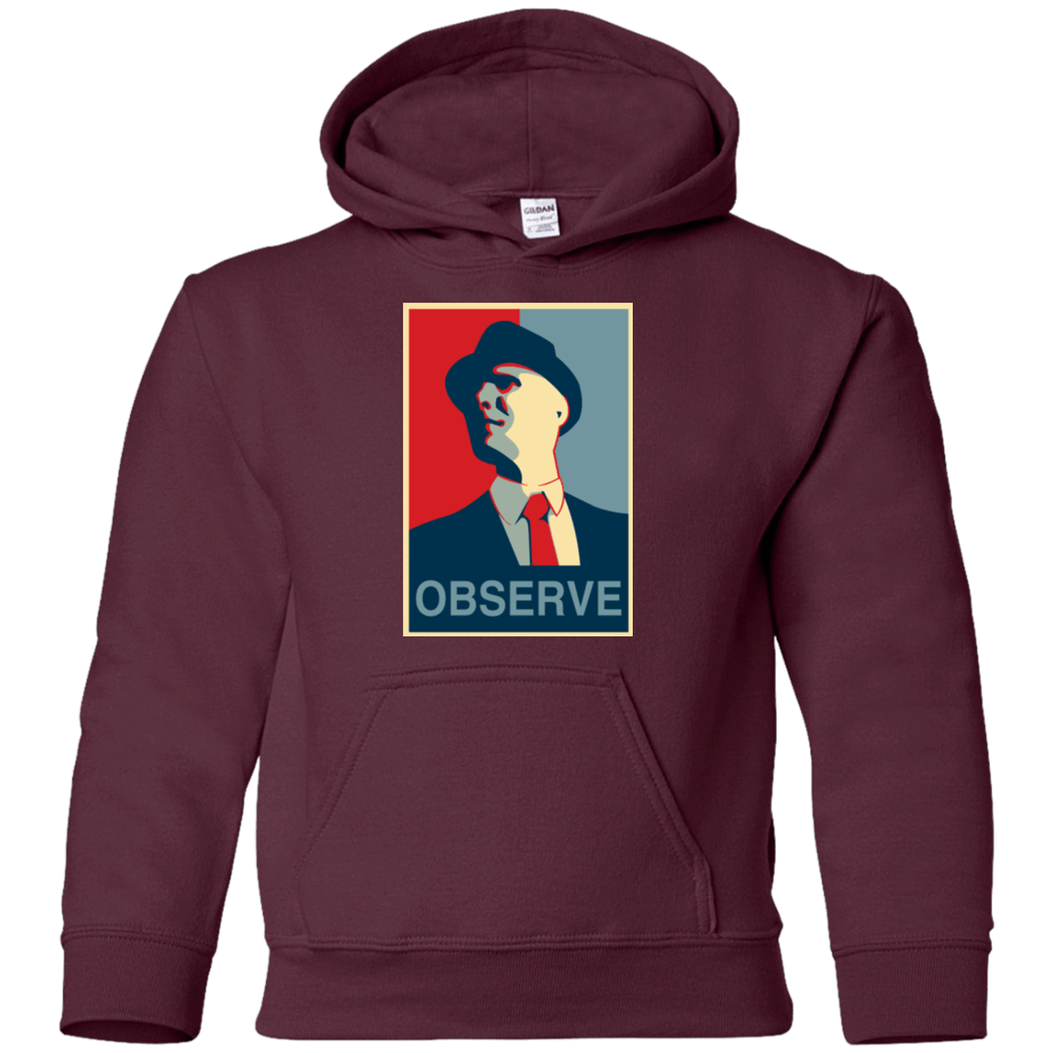 Sweatshirts Maroon / YS Observe Youth Hoodie