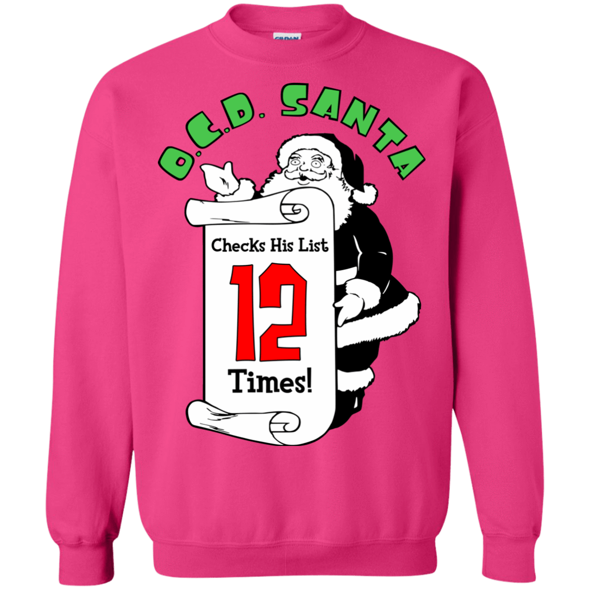 Sweatshirts Heliconia / Small OCD Santa Crewneck Sweatshirt