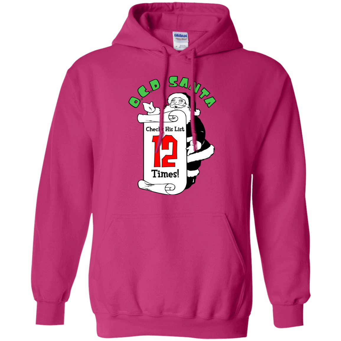 Sweatshirts Heliconia / Small OCD Santa Pullover Hoodie