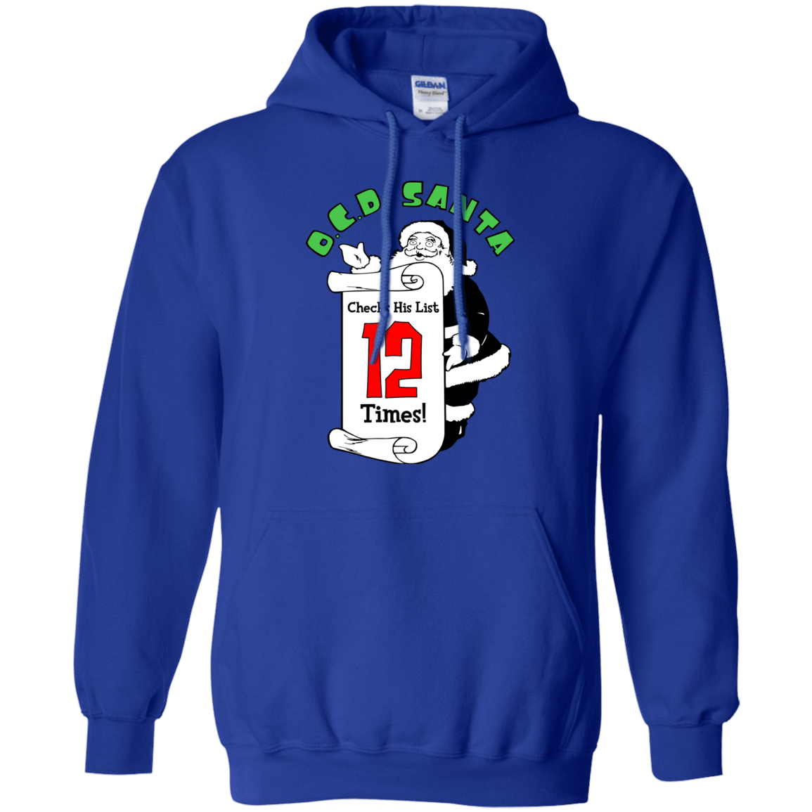 Sweatshirts Royal / Small OCD Santa Pullover Hoodie
