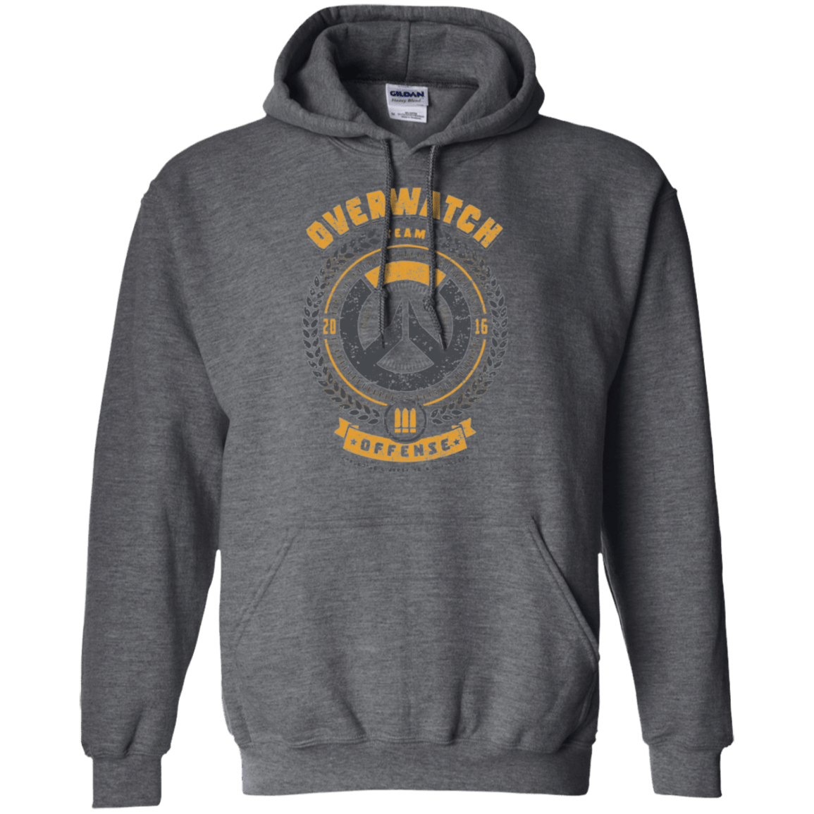 Sweatshirts Dark Heather / Small Offense Team Pullover Hoodie