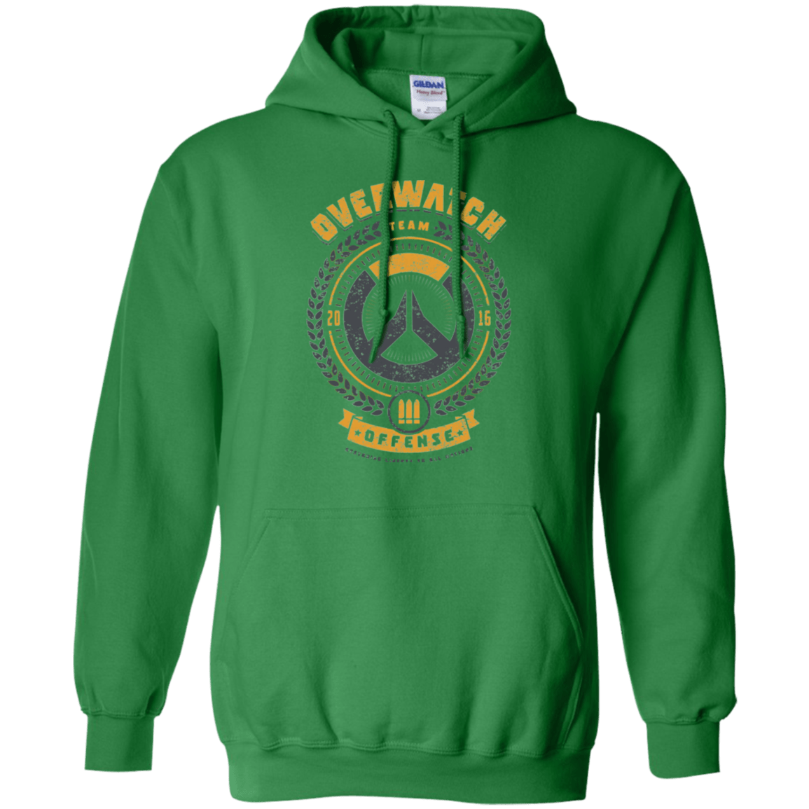 Sweatshirts Irish Green / Small Offense Team Pullover Hoodie