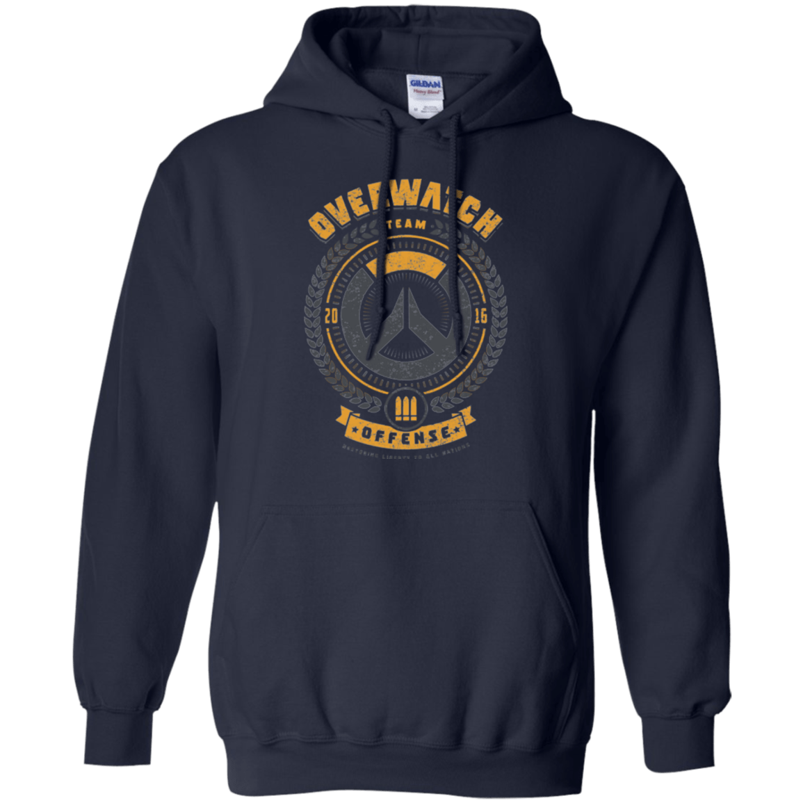 Sweatshirts Navy / Small Offense Team Pullover Hoodie