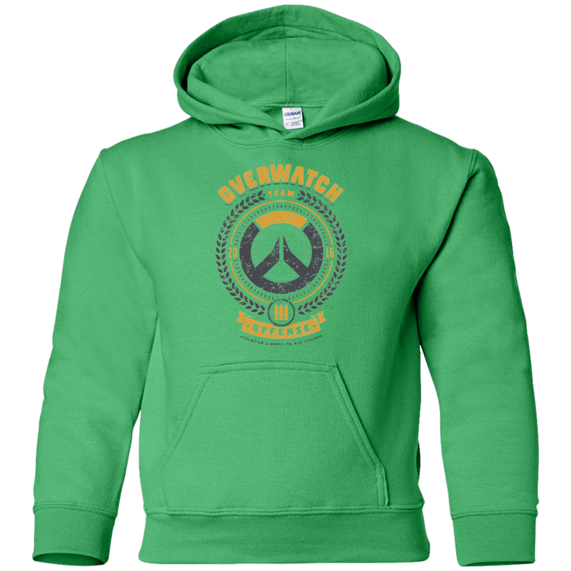 Sweatshirts Irish Green / YS Offense Team Youth Hoodie