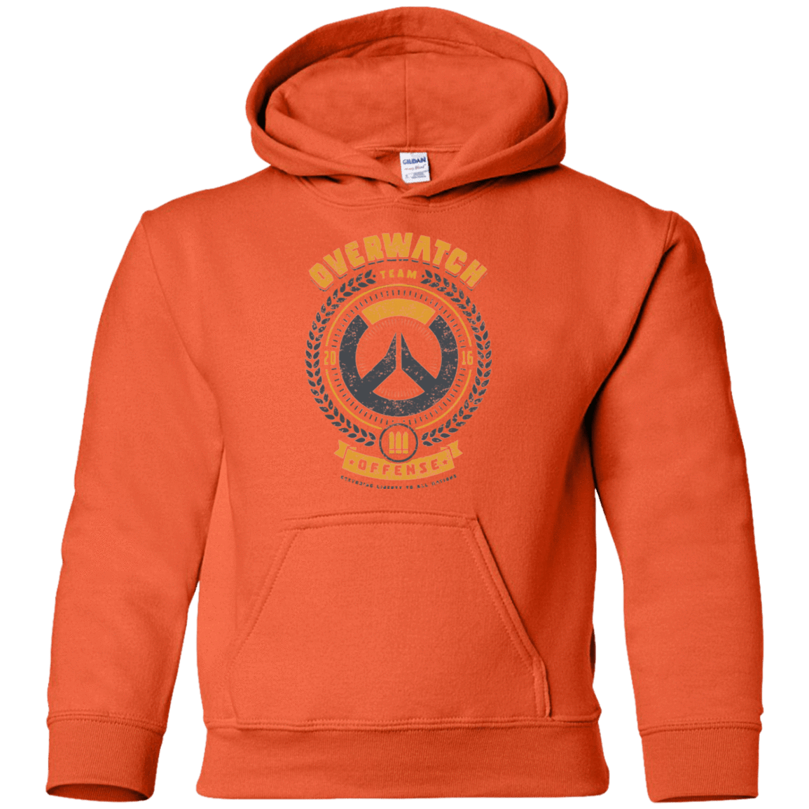 Sweatshirts Orange / YS Offense Team Youth Hoodie