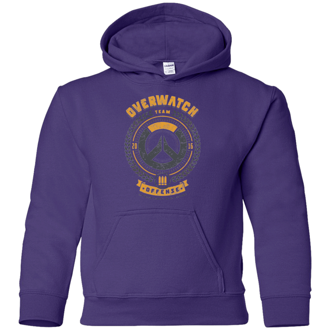 Sweatshirts Purple / YS Offense Team Youth Hoodie