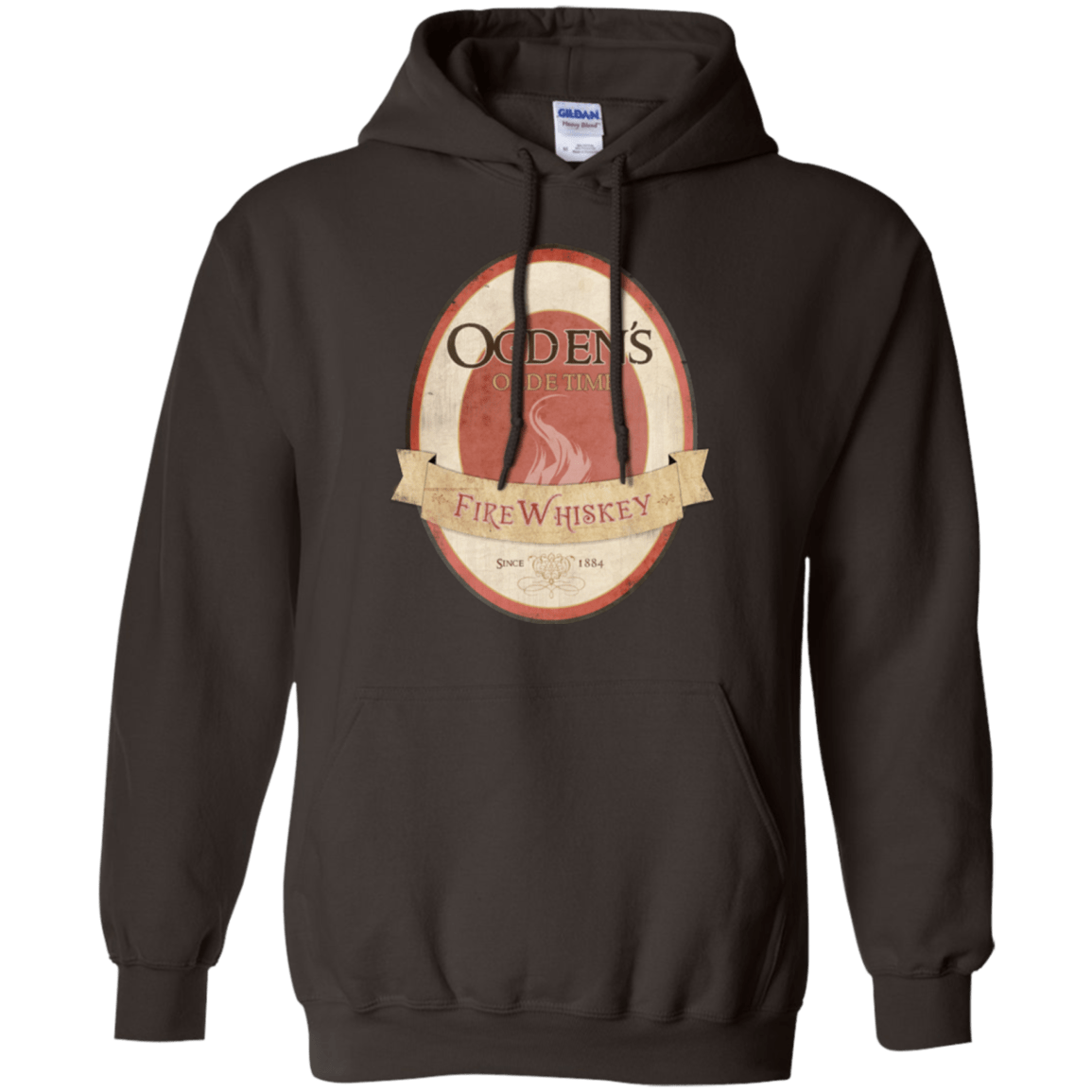 Sweatshirts Dark Chocolate / Small Ogdens Fire Whiskey Pullover Hoodie