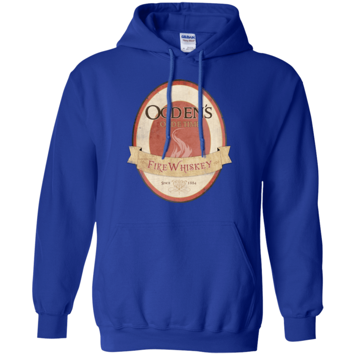 Sweatshirts Royal / Small Ogdens Fire Whiskey Pullover Hoodie