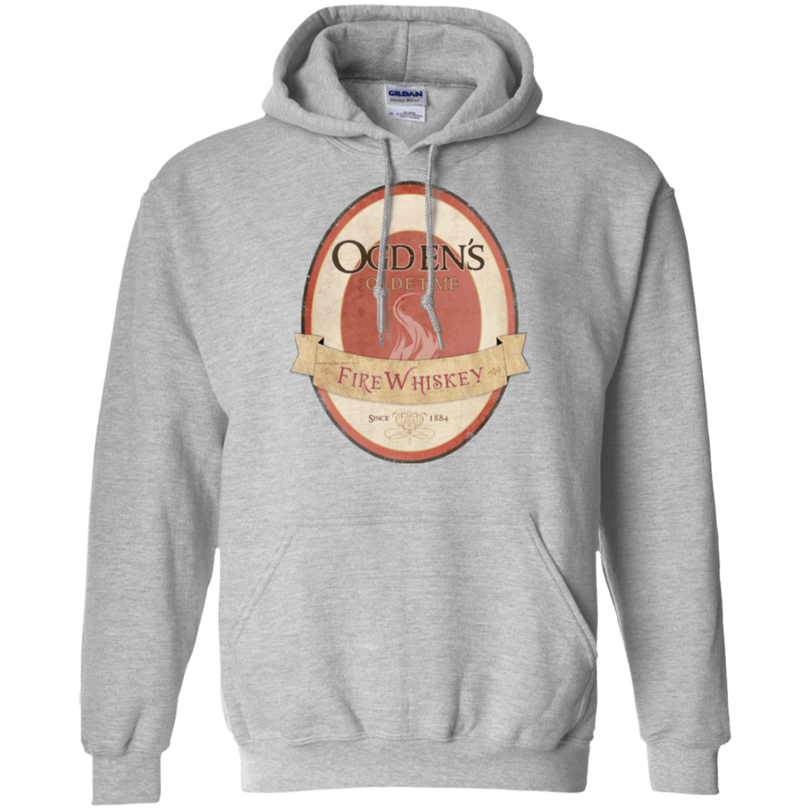 Sweatshirts Sport Grey / Small Ogdens Fire Whiskey Pullover Hoodie