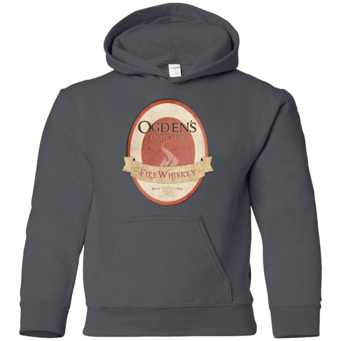Sweatshirts Charcoal / YS Ogdens Fire Whiskey Youth Hoodie