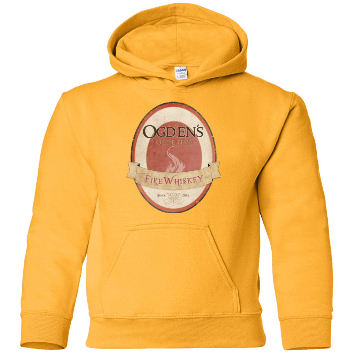 Sweatshirts Gold / YS Ogdens Fire Whiskey Youth Hoodie