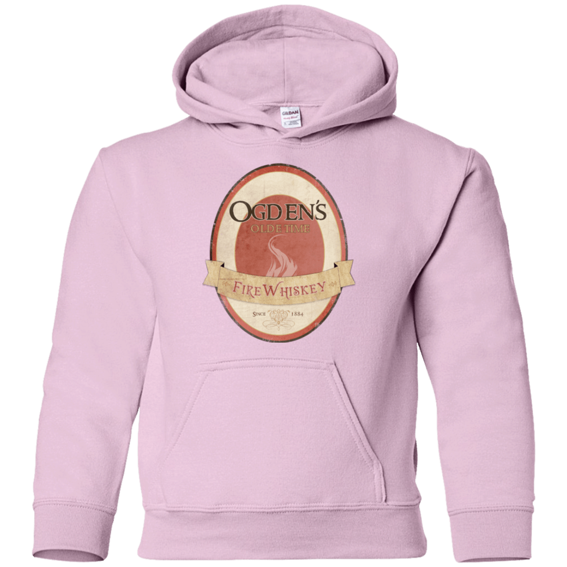 Sweatshirts Light Pink / YS Ogdens Fire Whiskey Youth Hoodie