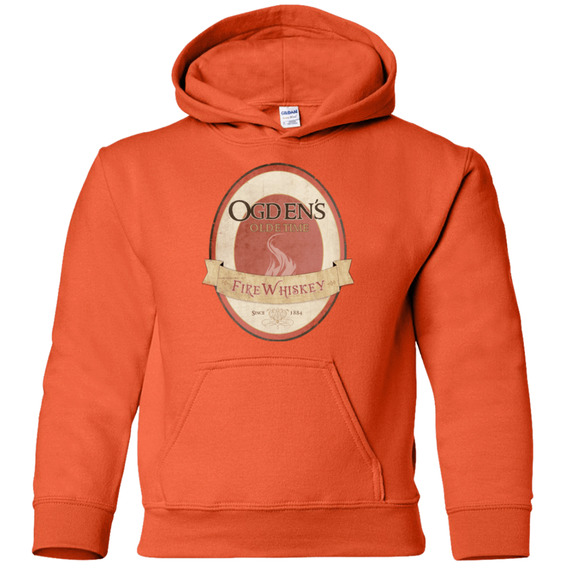 Sweatshirts Orange / YS Ogdens Fire Whiskey Youth Hoodie