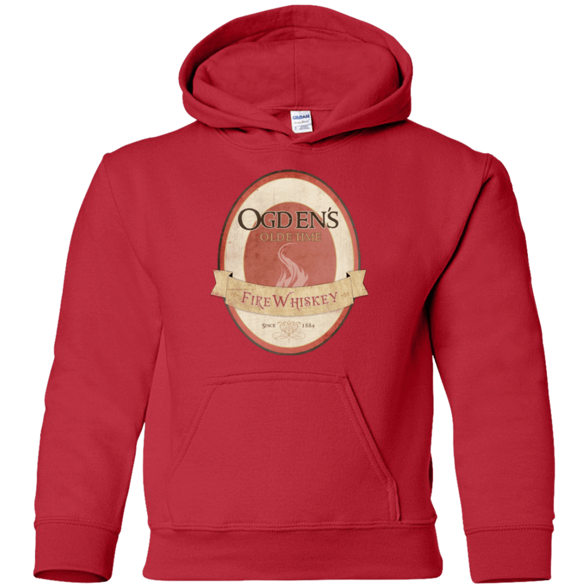 Sweatshirts Red / YS Ogdens Fire Whiskey Youth Hoodie