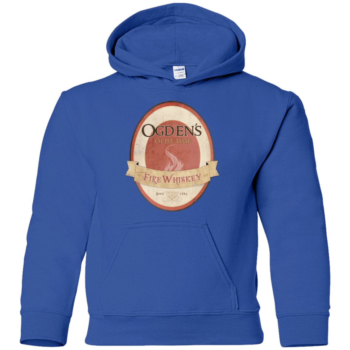 Sweatshirts Royal / YS Ogdens Fire Whiskey Youth Hoodie