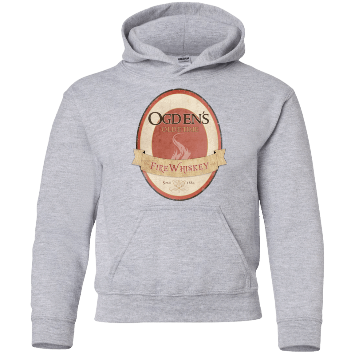 Sweatshirts Sport Grey / YS Ogdens Fire Whiskey Youth Hoodie