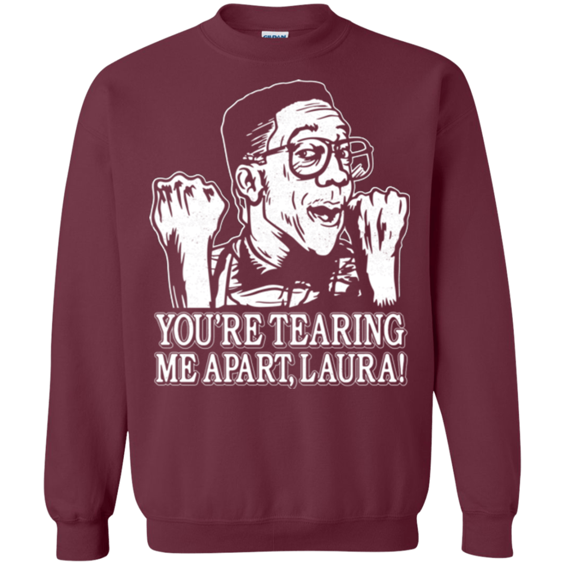 Sweatshirts Maroon / Small OH LAURA Crewneck Sweatshirt