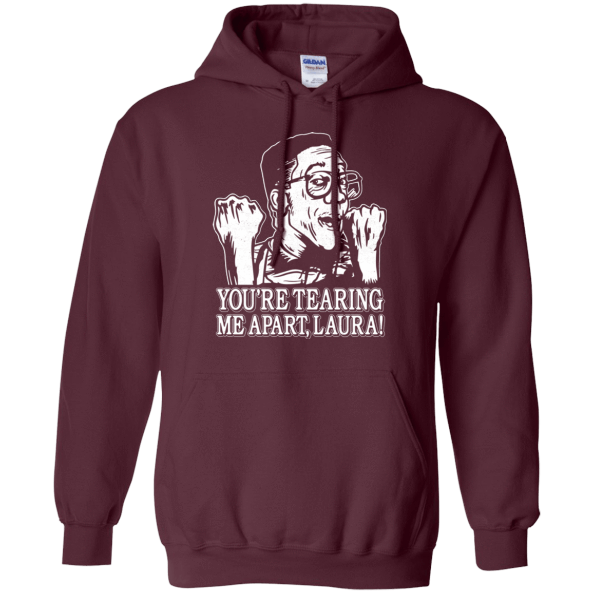 Sweatshirts Maroon / Small OH LAURA Pullover Hoodie