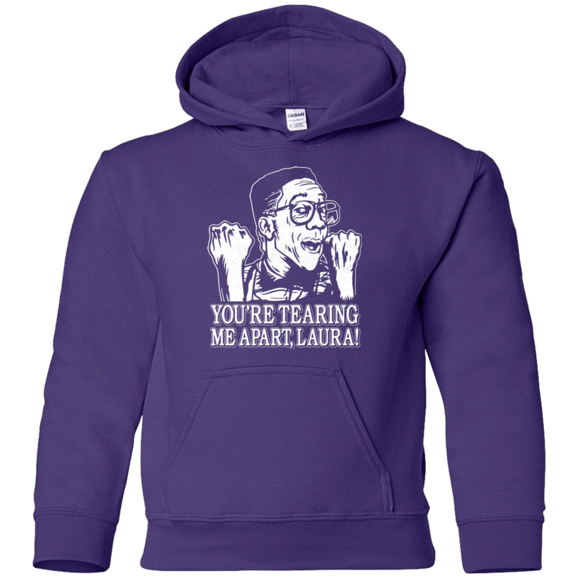 Sweatshirts Purple / YS OH LAURA Youth Hoodie