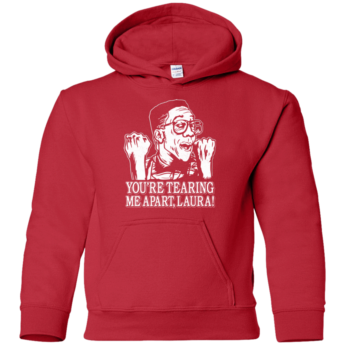 Sweatshirts Red / YS OH LAURA Youth Hoodie