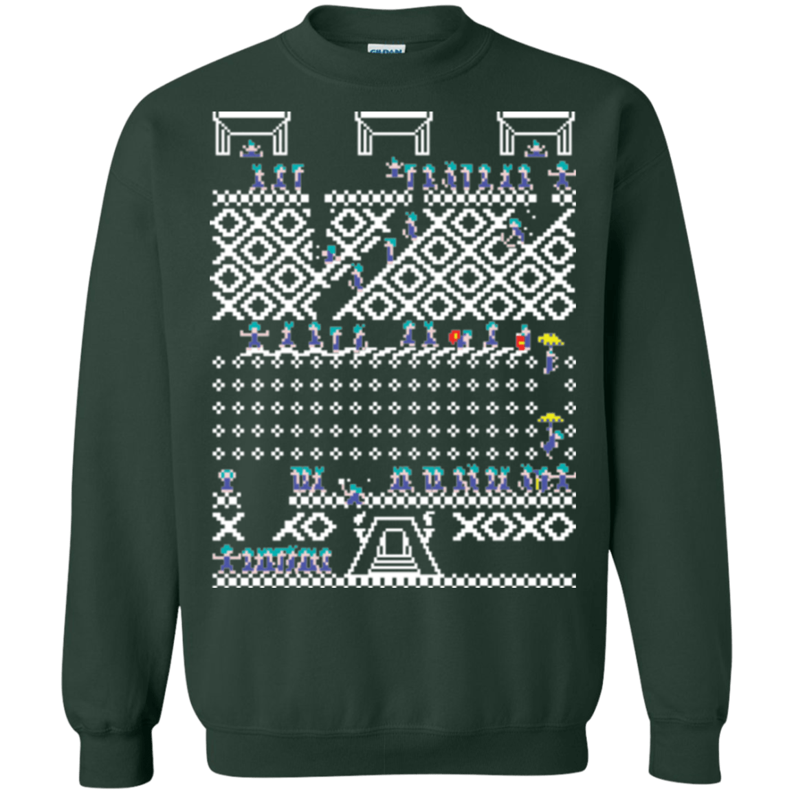 Sweatshirts Forest Green / Small OH NO! It's Christmas! Crewneck Sweatshirt