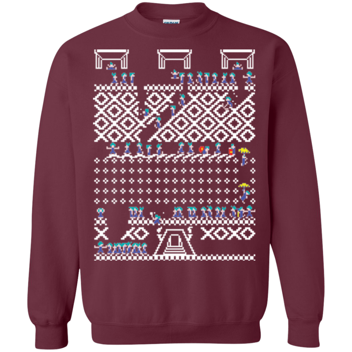 Sweatshirts Maroon / Small OH NO! It's Christmas! Crewneck Sweatshirt