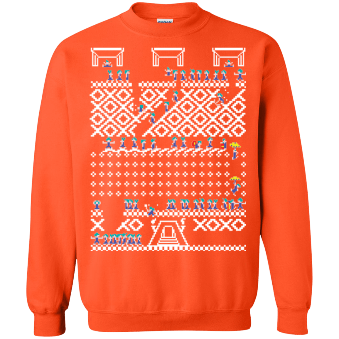 Sweatshirts Orange / Small OH NO! It's Christmas! Crewneck Sweatshirt