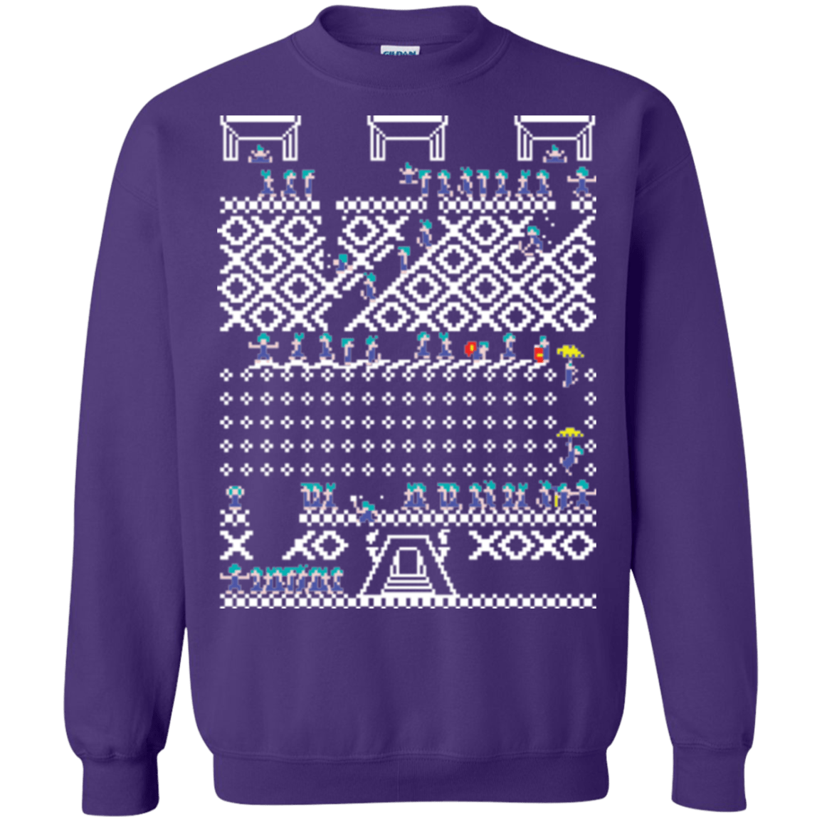 Sweatshirts Purple / Small OH NO! It's Christmas! Crewneck Sweatshirt