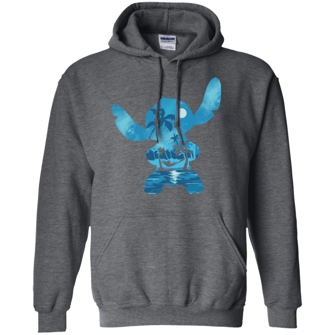 Sweatshirts Dark Heather / S Ohana Portrait Pullover Hoodie