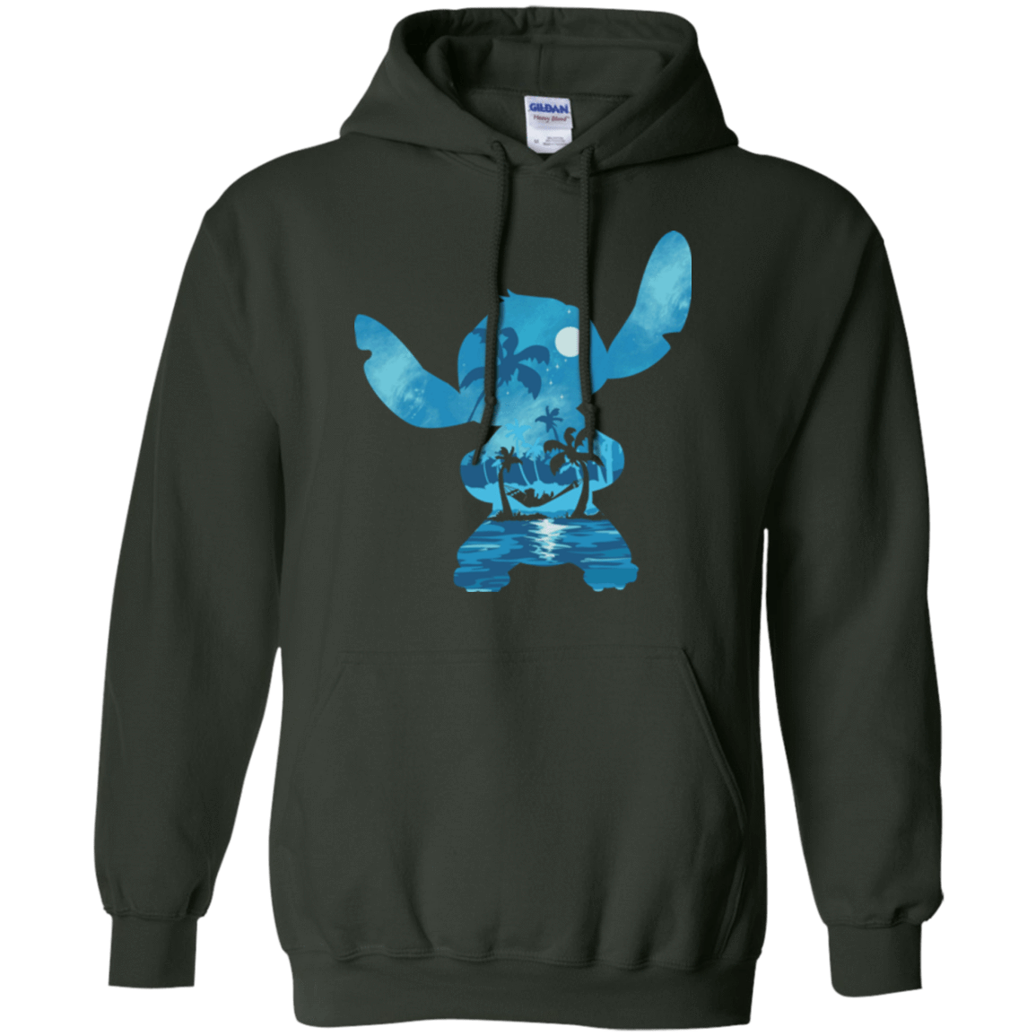 Sweatshirts Forest Green / S Ohana Portrait Pullover Hoodie