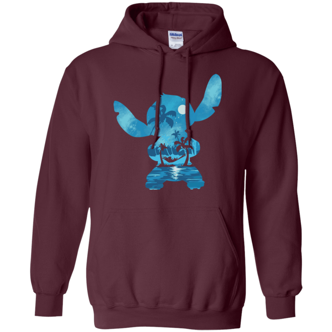 Sweatshirts Maroon / S Ohana Portrait Pullover Hoodie