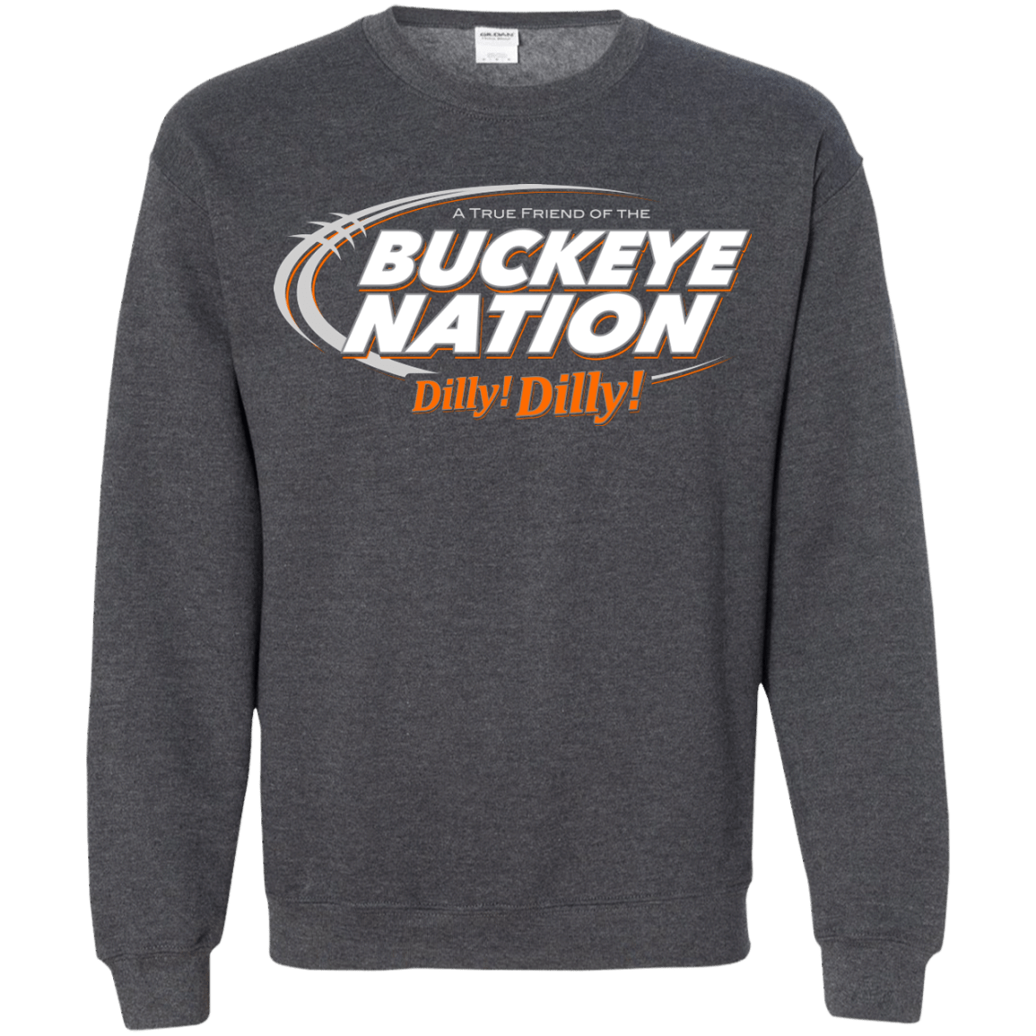 Sweatshirts Dark Heather / Small Ohio State Dilly Dilly Crewneck Sweatshirt