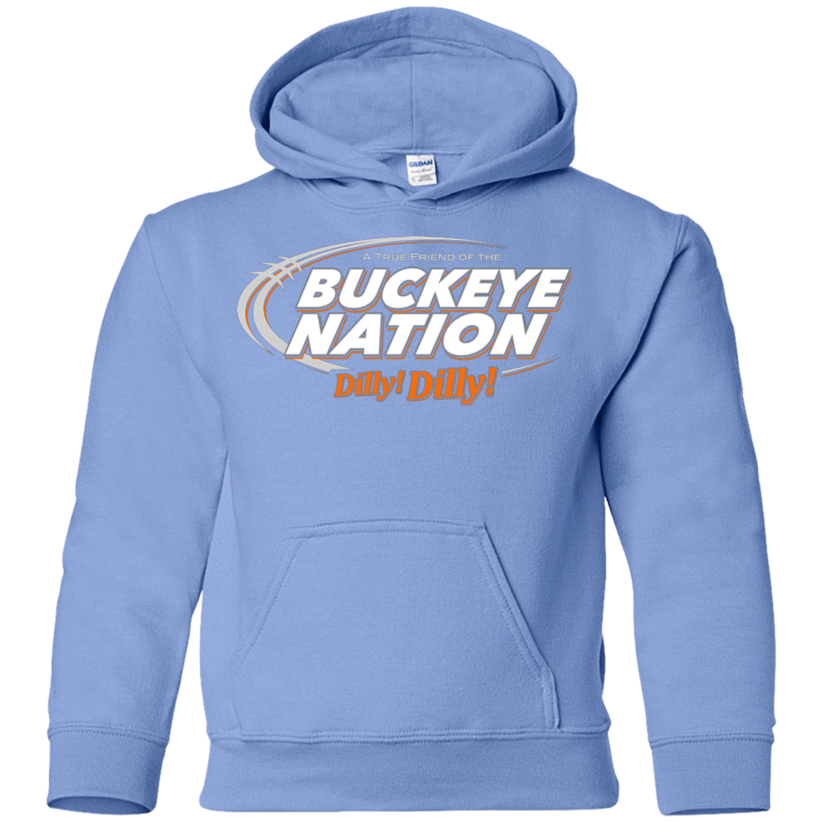 Sweatshirts Carolina Blue / YS Ohio State Dilly Dilly Youth Hoodie