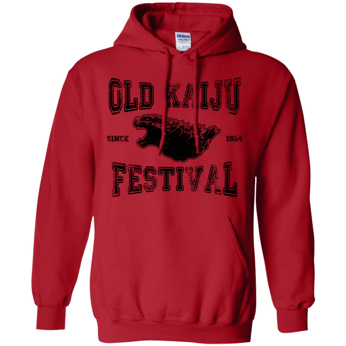 Sweatshirts Red / S Old Kaiju Festival Pullover Hoodie