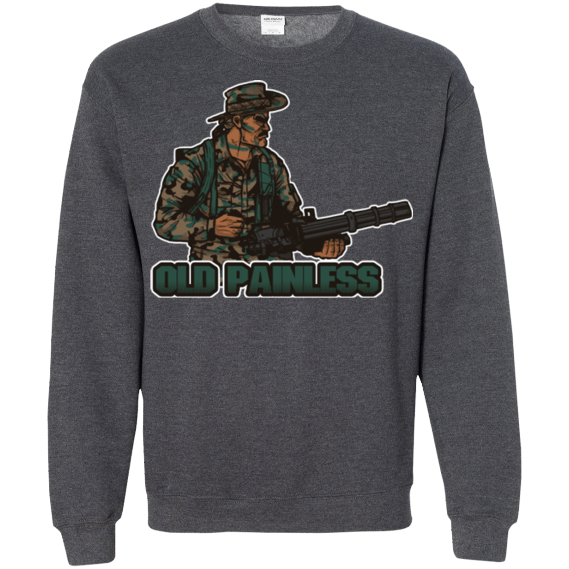 Sweatshirts Dark Heather / Small Old Painless Crewneck Sweatshirt