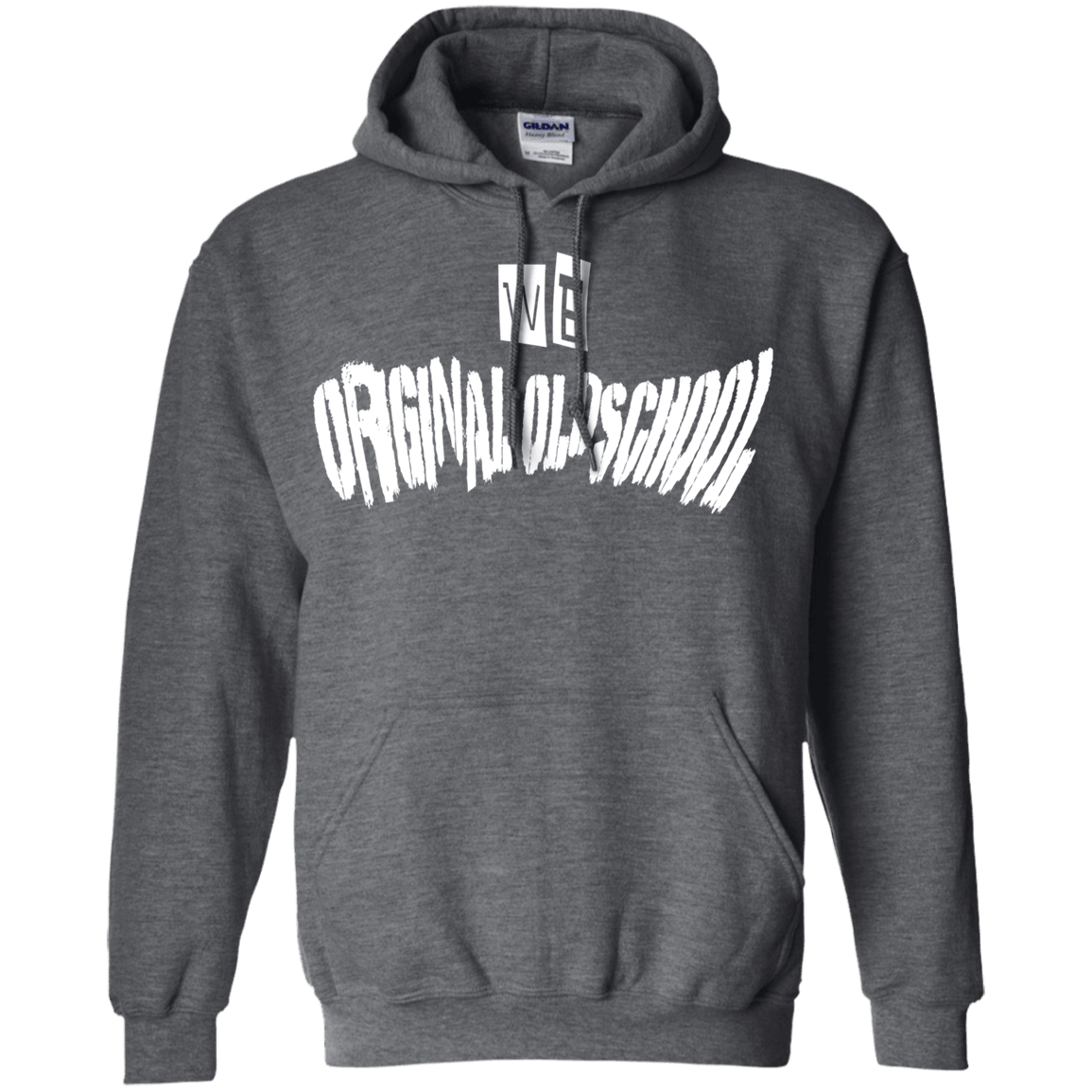 Sweatshirts Dark Heather / S Oldschool Pullover Hoodie