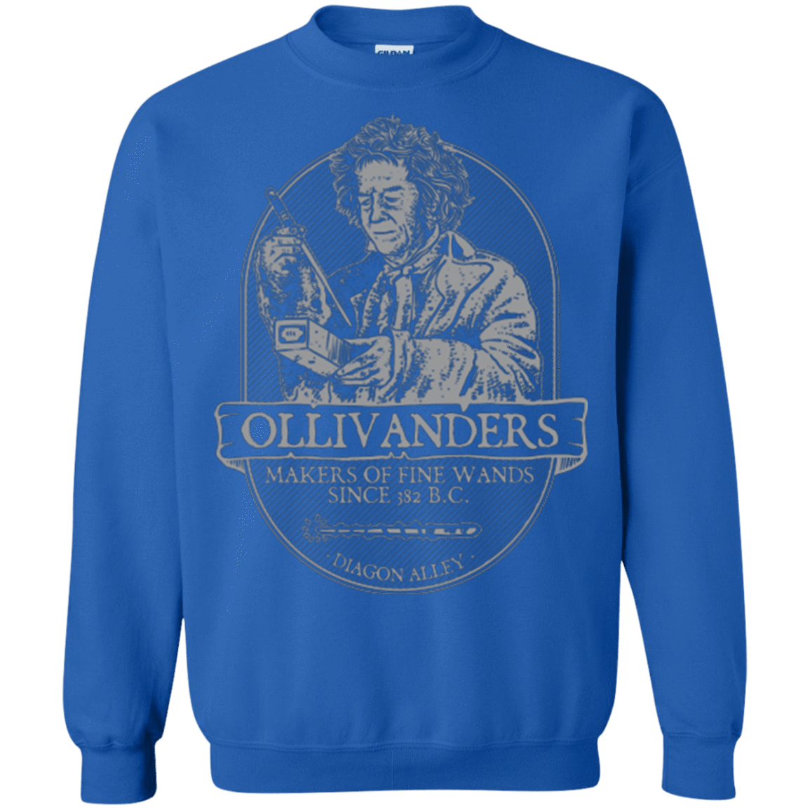 Sweatshirts Royal / Small Ollivanders Fine Wands Crewneck Sweatshirt