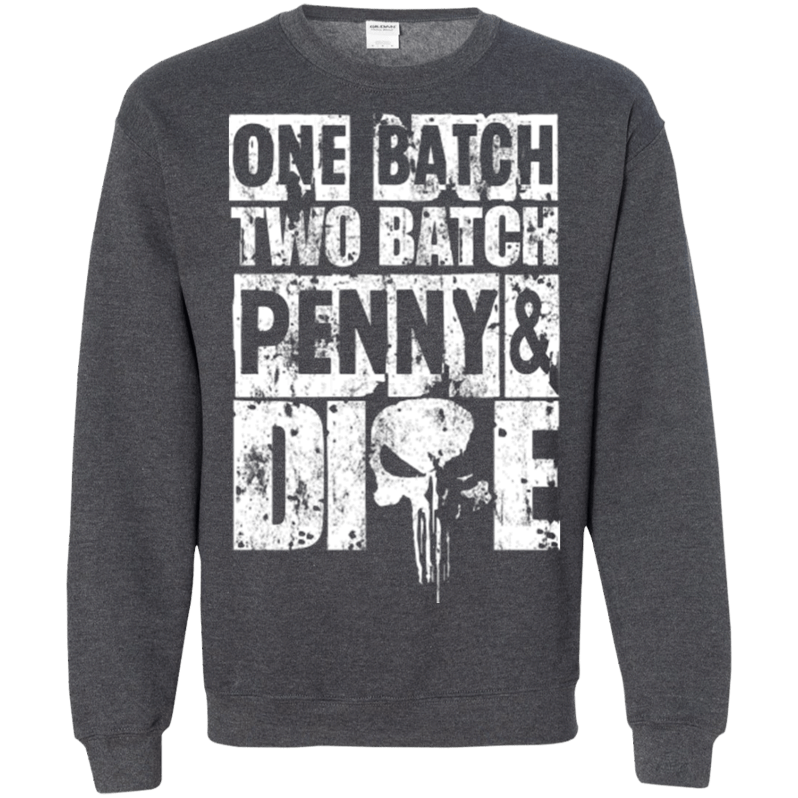 Sweatshirts Dark Heather / Small One Batch Two Batch Crewneck Sweatshirt