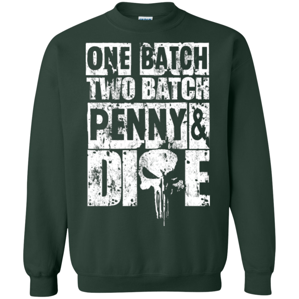 Sweatshirts Forest Green / Small One Batch Two Batch Crewneck Sweatshirt