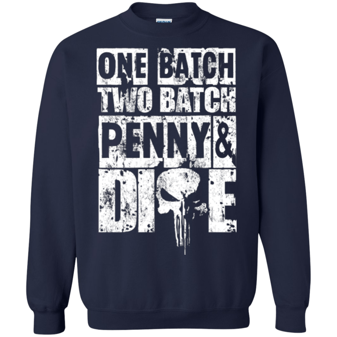 Sweatshirts Navy / Small One Batch Two Batch Crewneck Sweatshirt