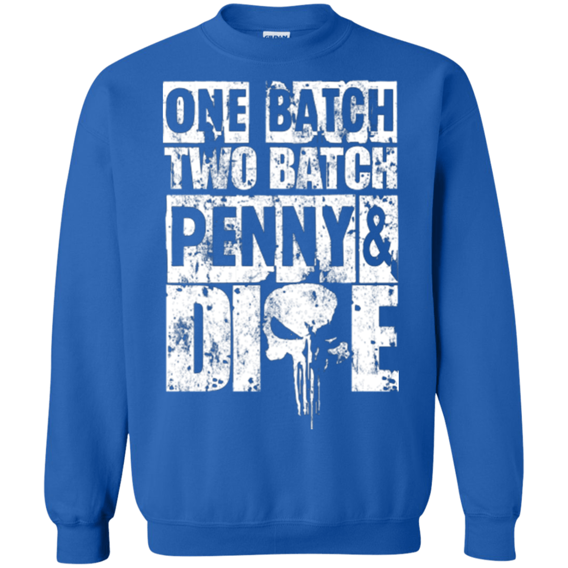 Sweatshirts Royal / Small One Batch Two Batch Crewneck Sweatshirt