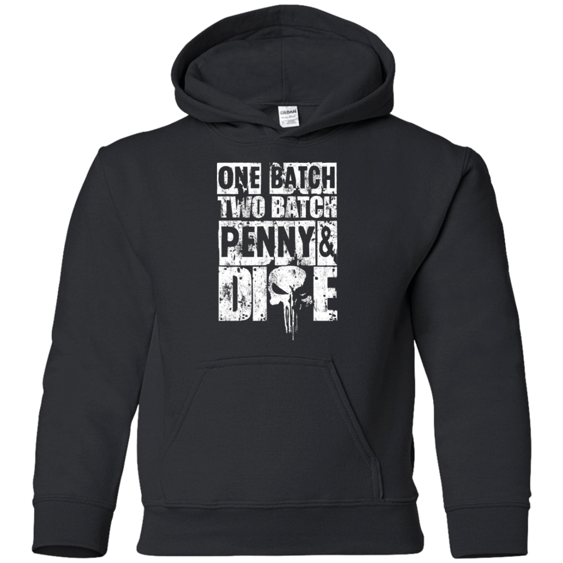 Sweatshirts Black / YS One Batch Two Batch Youth Hoodie