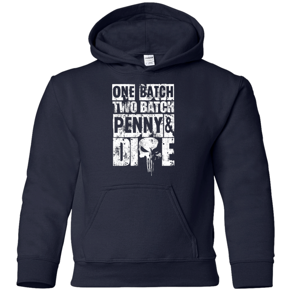 Sweatshirts Navy / YS One Batch Two Batch Youth Hoodie