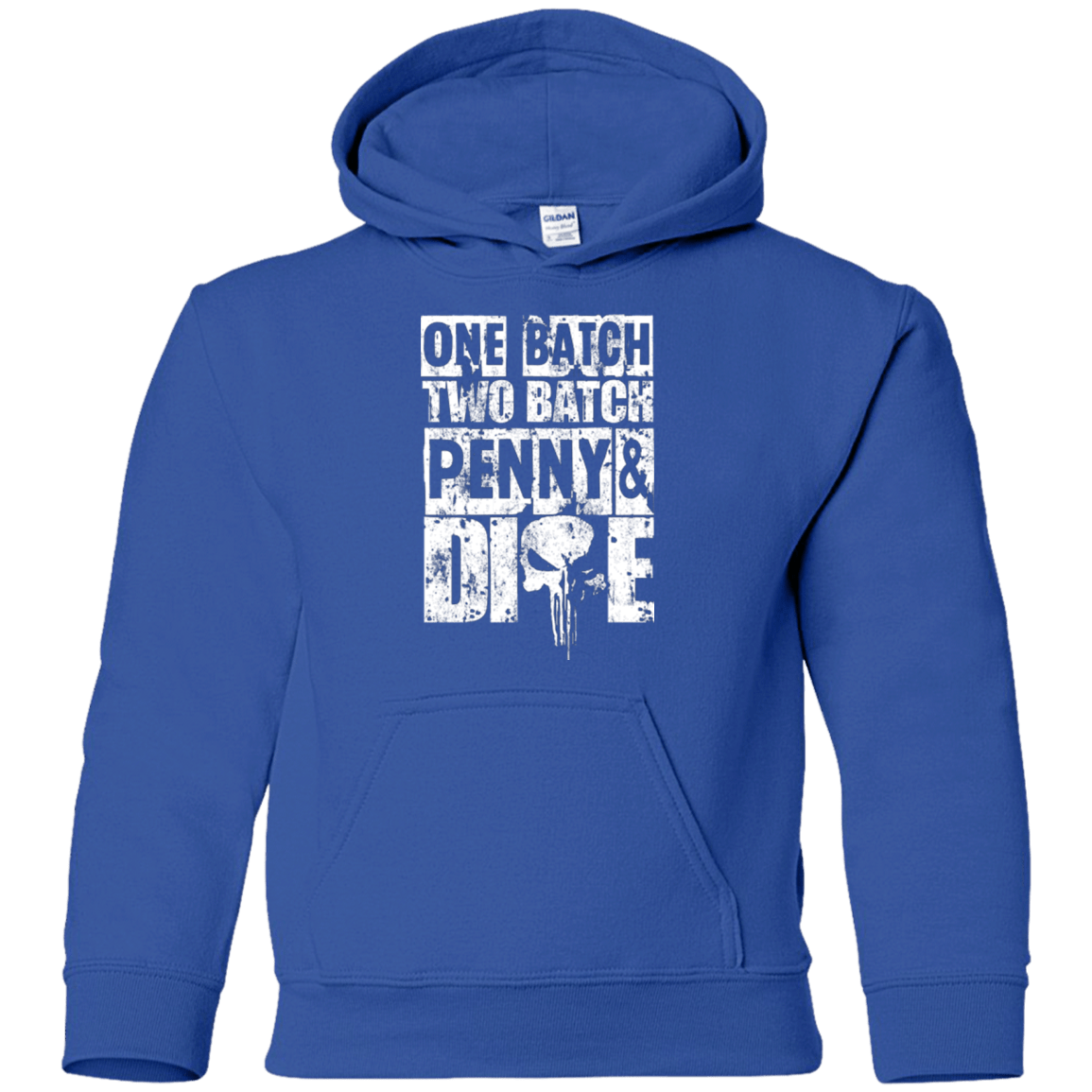 Sweatshirts Royal / YS One Batch Two Batch Youth Hoodie