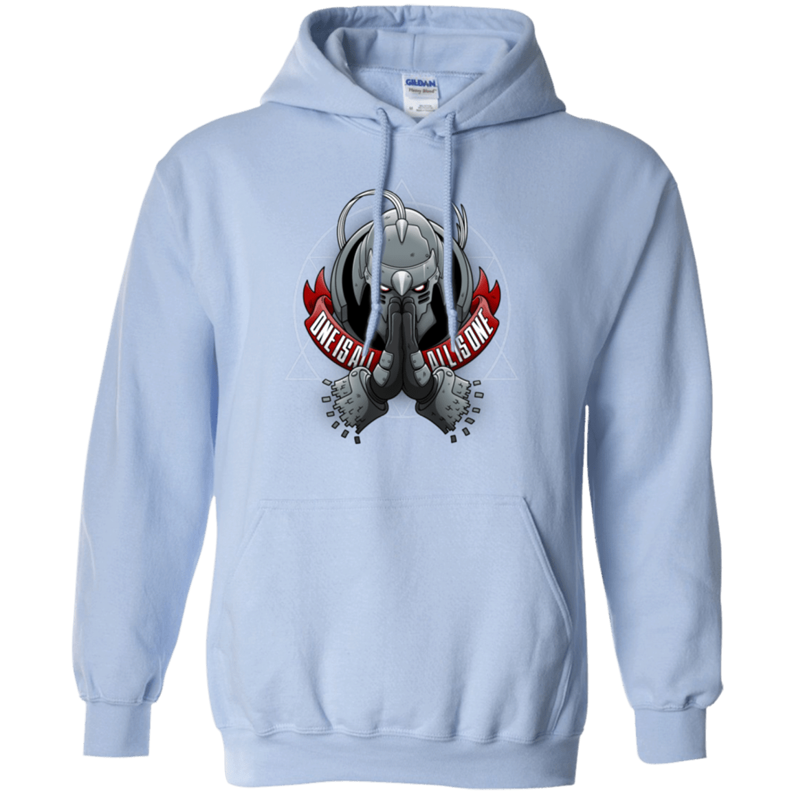 Sweatshirts Light Blue / Small ONE IS ALL ALL IS ONE Pullover Hoodie
